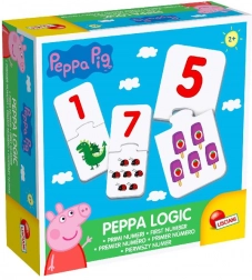 Peppa Pig puzzle din două piese pentru cei mai mici