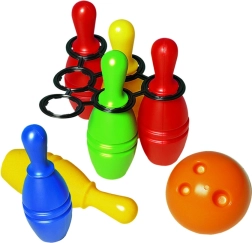 Set de bowling pentru copii DOHÁNY – 6 popice și o minge