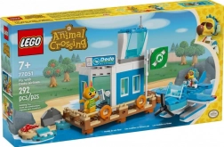 LEGO Animal Crossing Let’s DODO Airlines – aeroport cu hidroavion