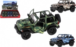 Mașinuță Jeep Wrangler Camo ediție metal/plastic 13cm