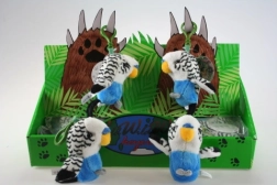 Peruș de pluș alb – breloc