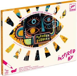 Djeco set creativ Brooklyn – postere street art și carnețele de schițe cu markere