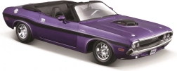 Model auto 1970 DODGE CHALLENGER R/T decapotabil 1:24