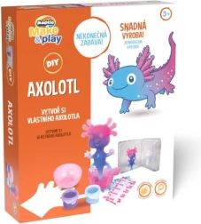 Modelo DIY axolotl – set creativ pentru realizarea unei figurine moi