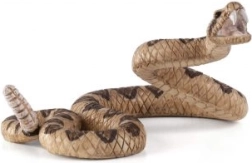 Figurină Mojo cu șarpe cu clopoței – animal realist pentru copii și colecționari