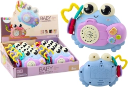 Cameră foto-crab zornăitoare Proiector sunete baterie albastru