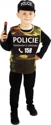 Costum de polițist pentru copii – ambalaj eco, mărimea M