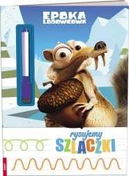 Ice Age: desenăm linii și forme – carte ștergătoare cu marker