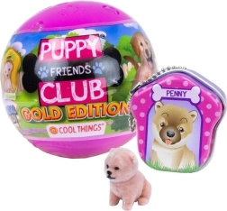 Figurină cățel în surpriză Puppy Club Gold Edition