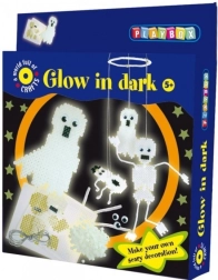 Mărgele termoadezive fosforescente Schelete și fantome 1100 buc