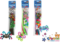 Set creativ pentru copii – 5 tipuri în săculeț 8 × 38 cm