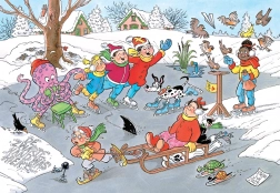 Puzzle Jumbo Jan van Haasteren Junior: Patinaj 240 piese