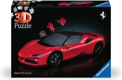Puzzle 3D Ferrari SF90 Stradale de la Ravensburger, 108 piese