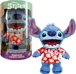 Disney Lilo & Stitch pluș interactiv Hawaiian Chatty Stitch 30 cm