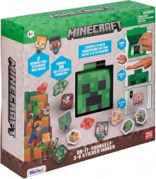 Minecraft 3D producător de autocolante Creeper