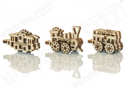 Puzzle 3D Mijloace de transport - Set mini Wooden City