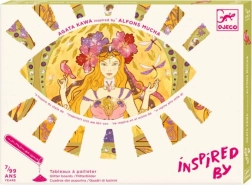 Nisip strălucitor - Ilustrații inspirate de Alfons Mucha