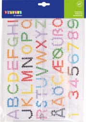 Suporturi pentru mărgele termoadezive PLAYBOX - litere și cifre