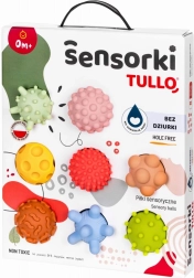 Bile senzoriale pastel fără orificii – set de 8 bucăți