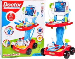 Set medical mobil cu baterii – albastru