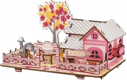 Puzzle 3D din lemn Casa de Toamnă WOODCRAFT