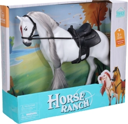 Figurină cal cu șa neagră 32 cm - 1 bucată