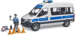 Dubă de poliție MB Sprinter cu lumini și sunete Bruder