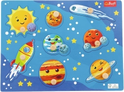 Puzzle din lemn Cosmos, 8 piese