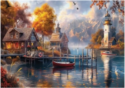 ANATOLIAN Puzzle Toamna la lac 1500 piese