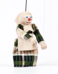 gerlich marionetă din lemn bunicuța Anežka 12 cm