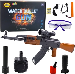 Carabină cu biluțe de apă cu accesorii și ochelari de protecție