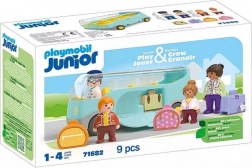 playmobil junior autobuz turistic cu figurine