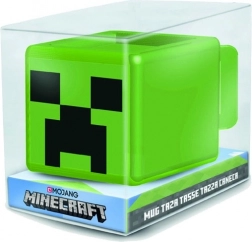 Cană 3D licențiată MINECRAFT Creeper 440 ml