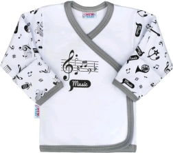 Cămașă din bumbac pentru bebeluși New Baby Music mărimea 68