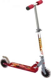 Trotinetă metalică pliabilă cu motive din filmul Cars