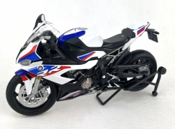 Motocicletă BMW S1000RR la scară 1:12 albă