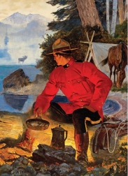 EUROGRAPHICS Puzzle Dimineața la Tabără 1000 Piese