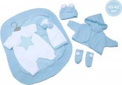 Hăinuța Llorens pentru păpușa bebeluș mare, 40-42 cm