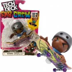 Tech Deck SK8 Crew S1 set placă de skateboard pentru degete cu figurină