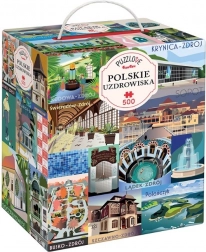 Puzzle Puzzlove Orașe balneare poloneze 500 piese