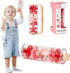 Classic World baston de ploaie cu biluțe – roșu