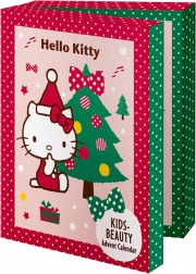 Calendar advent de cosmetice pentru copii Hello Kitty