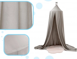 Baldachin suspendat pentru pătuț – Gri