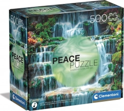 Puzzle 500 piese CLEMENTONI Peace Collection – Cascada The Flow