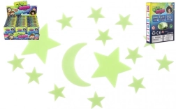 Stele și lună luminoase pentru perete – decorațiune pentru camera copiilor