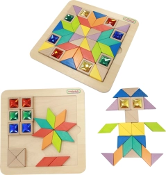 Masterkidz Mozaica Tangram Montessori Învățare Despre Forme și Culori