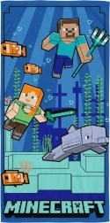 Prosop de copii cu uscare rapidă Minecraft – aventură subacvatică