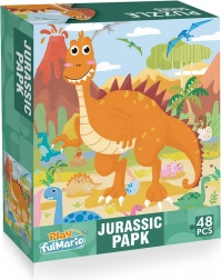Puzzle cu dinozauri 48 piese 60 × 44 cm