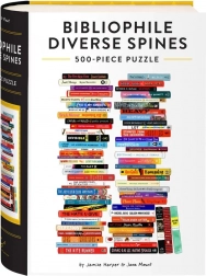 Puzzle Chronicle Books Bibliophile: Diverse Spines, 500 piese