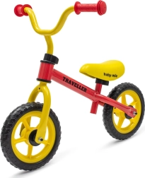 Bicicletă de echilibru pentru copii BABY MIX Traveller roșie